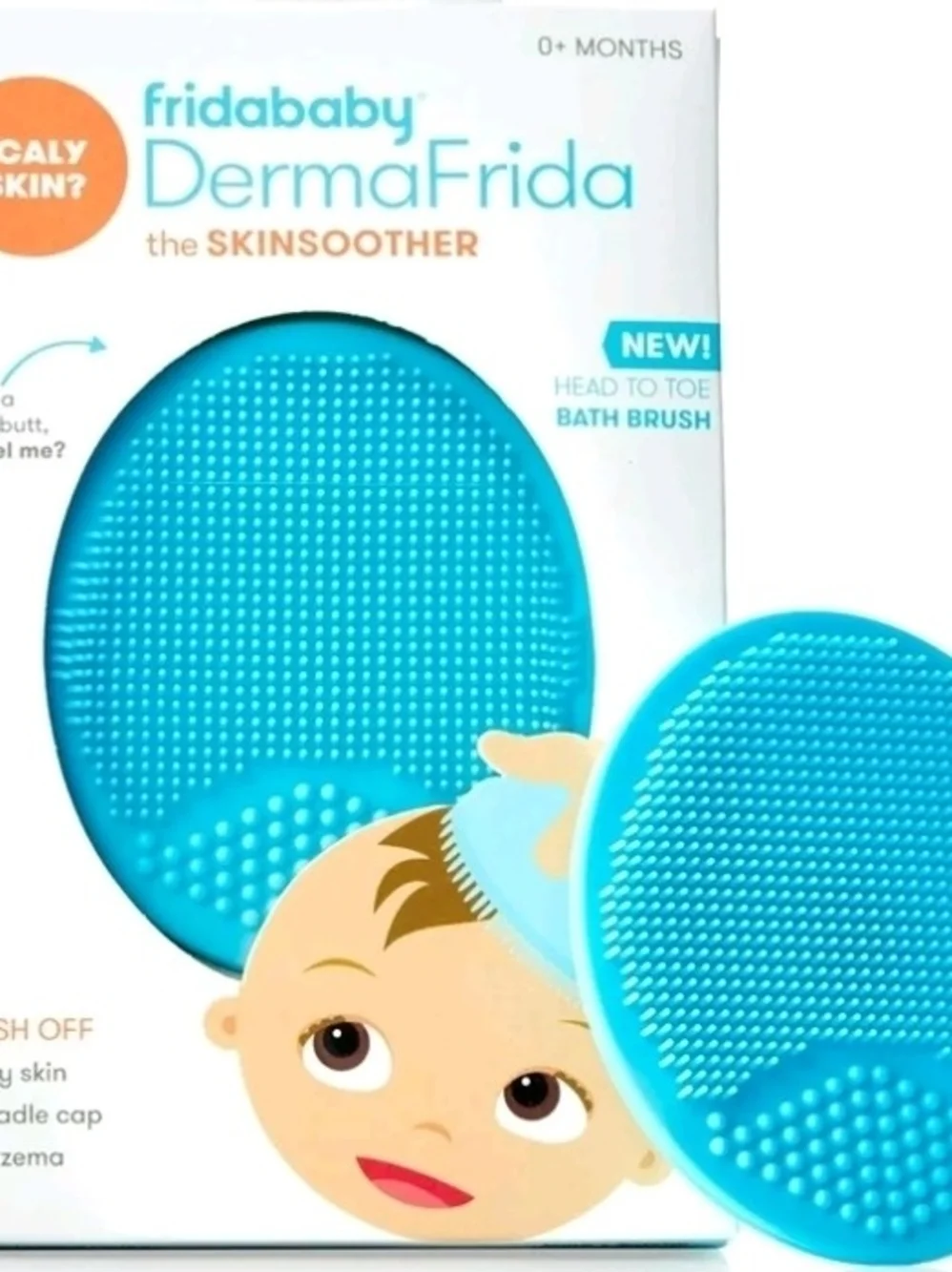 Fridababy DermaFrida Baby Bath Brush - Blue